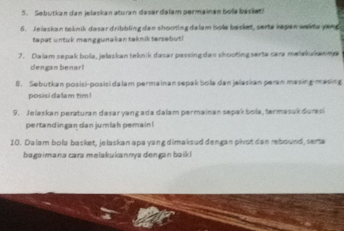 Menguasai Permainan - Pelajari 8 Teknik Dasar Bola Basket untuk Pemula